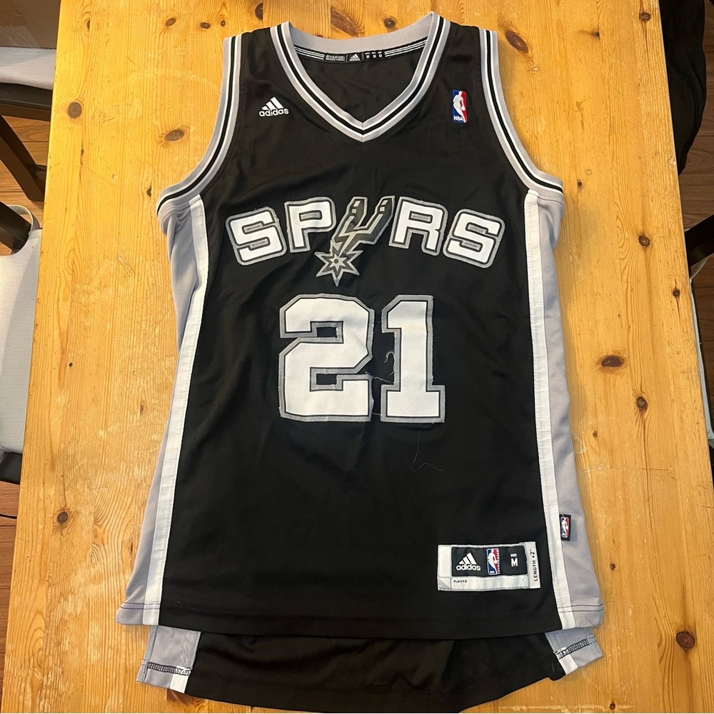 Tim Duncan San Antonio Spurs Adidas Jersey